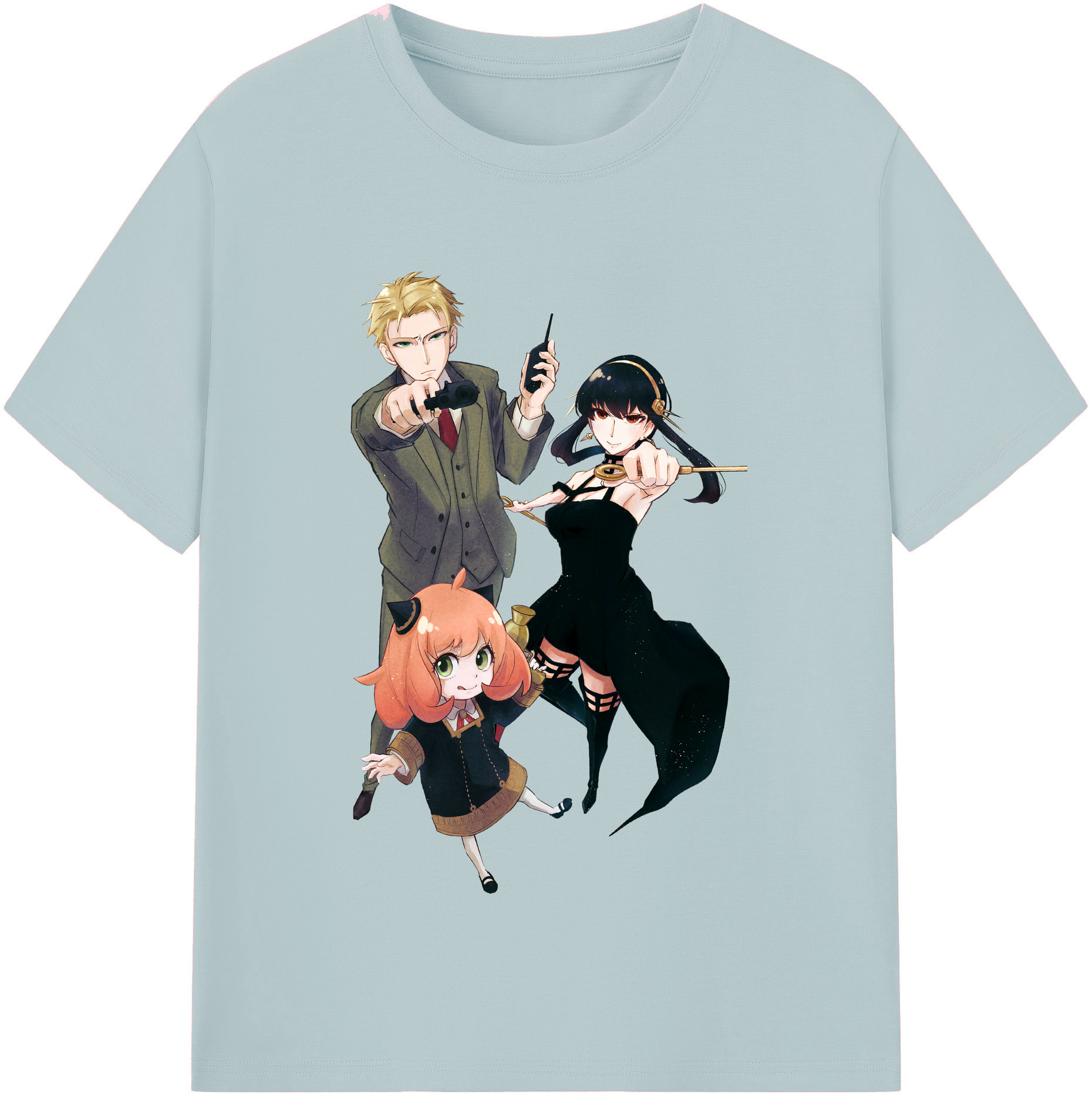 （画像用） SPY×FAMILY间谍家家酒 綿100％半袖Tシャツ（フロントプリント）